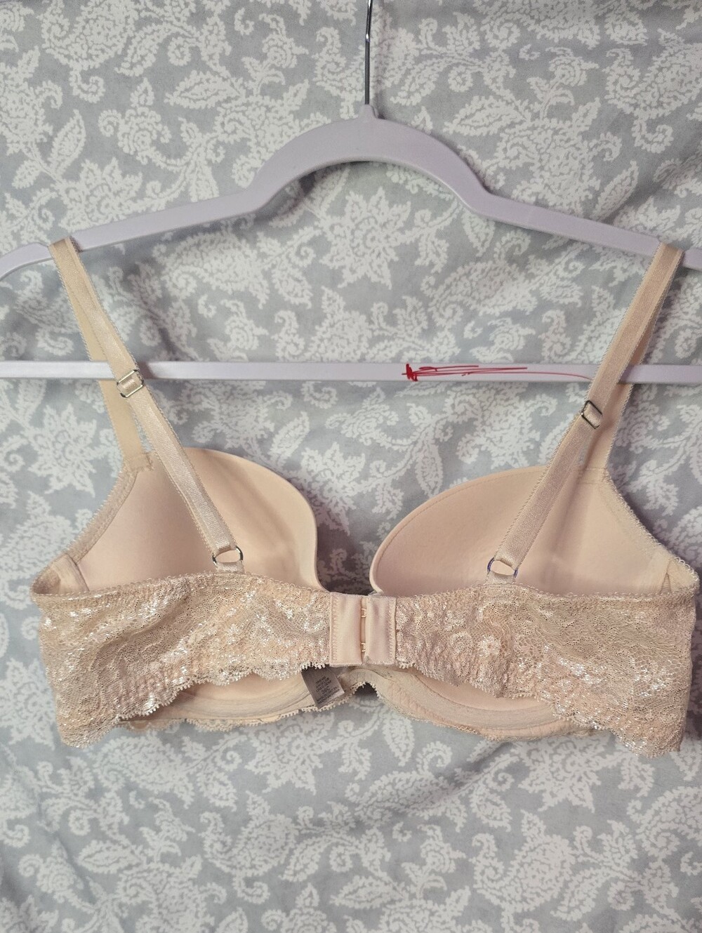 Victoria's Secret 36C NWOT Lace Balconette Bra Light Nude Pink - Picture 5 of 5